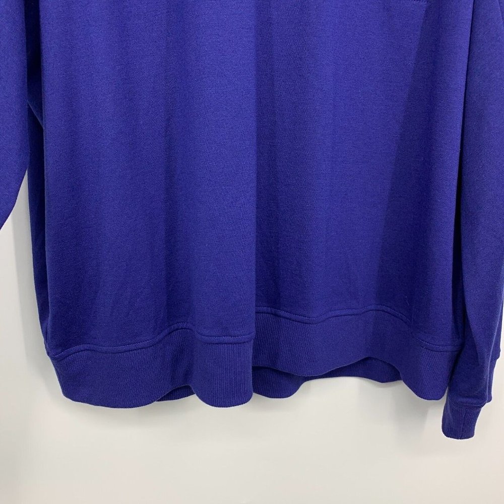 All In Motion Sweatshirt Blue Ponte Knit Crewneck Long Sleeve Top - Picture 5 of 9